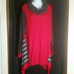 Style & Co 3x cowl neck woman's long tunic